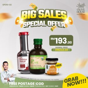 Olivie Plus + Pati Delima + Madu Kyrgyzstan 50g