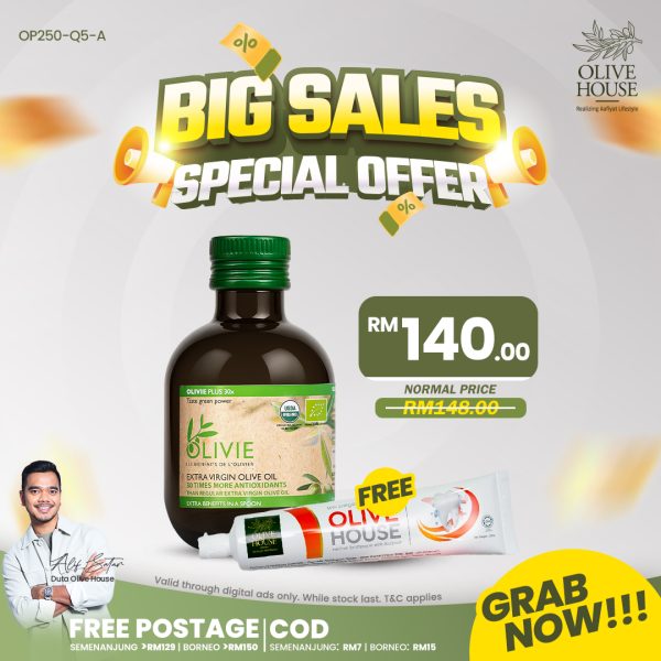 Olivie Plus + Ubat Gigi Garam Bukit