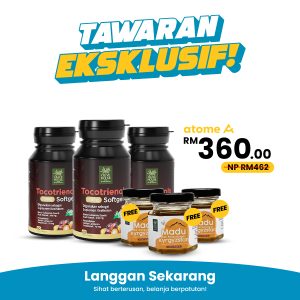 3 Tocotrienols Softgel + 3 Madu Kyrgyzstan 50g