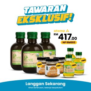 3 Olivie Plus + 3 Olivie Plus Mini 50ml + 3 Madu Kyrgyzstan 50g