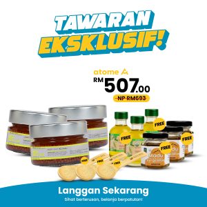 3 Olivie Power Up 100g + 3 Olivie Mini 50ml + 3 Madu Kyrgyzstan 50g