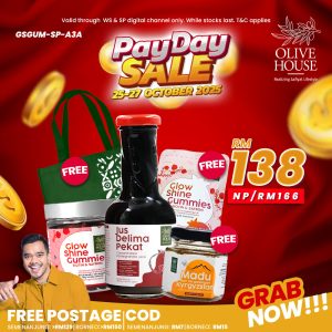 Pati Delima + Glow Shine Gummies + Madu Kyrgyzstan 50g